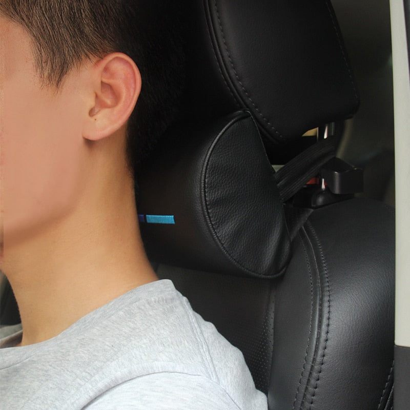 Car Seat Headrest Pillow Neck Lumbar Support Pillow For Car Travel