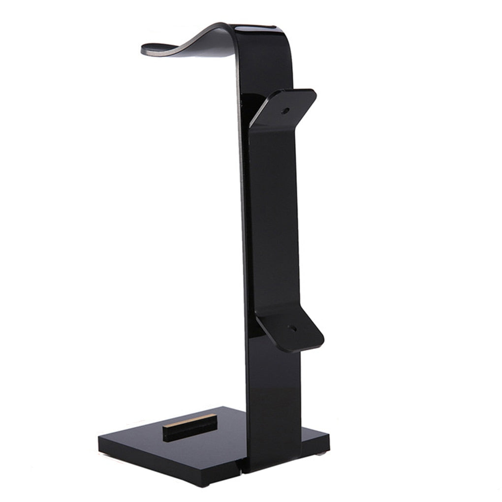 Rekri Universal Headphone Stand Headset Holder Earphone Stand with Aluminum  Supporting Bar Flexible Headrest ABS Solid Base for All Headphones Size  (Black) - Made in India : : Computers & Accessories